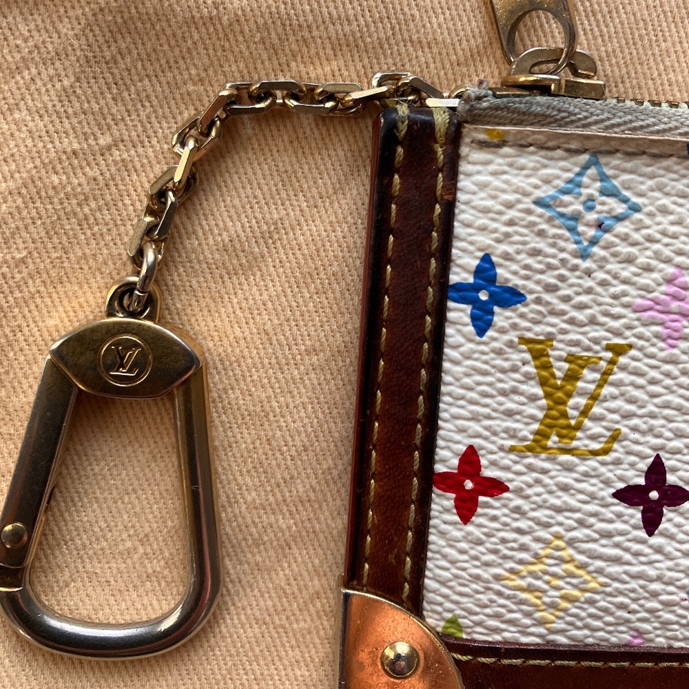 LV & TAKASHI MURAKAMI MULTICOLORE KEY POUCH - Picture 12 of 13
